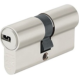ABUS EC550 profile cylinder lock NP, LG 28/N + G reversible 34 mm 3 keys with key lock – pack of 1, EC550NP, EC550NP