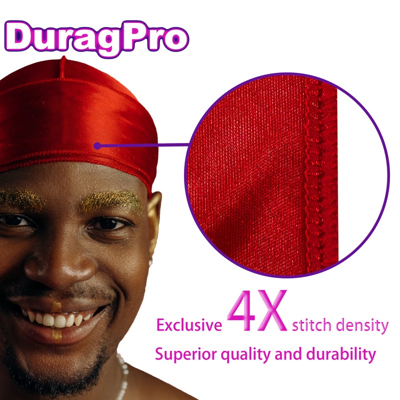 DuragPro Silk Durag for Men and Women, Silky Satin Do