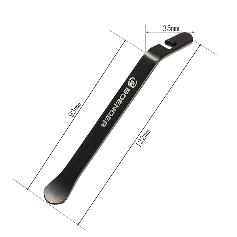Boenoea 3 Piece Tyre Levers Bicycle Metal Tyre Levers for