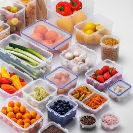 Lock&Lock 43-Fluid Ounce Rectangular Food Container, Tall, 5.4-Cup