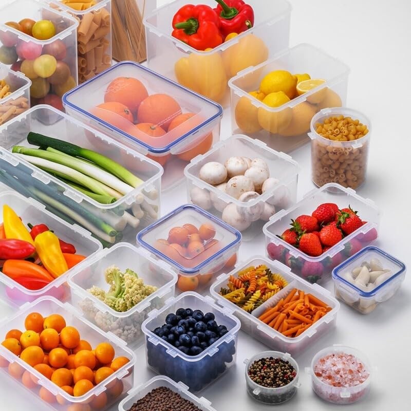 Lock&Lock 43-Fluid Ounce Rectangular Food Container, Tall, 5.4-Cup