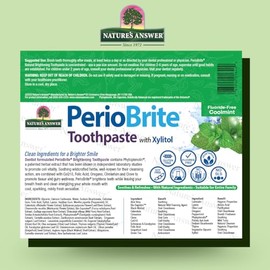 Natures Answer | Pasta de Dientes Periobrite Coolmint de 4 Oz | Periobrite Toothpaste Coolmint 4OZ, 1 Pieza por Paquete