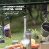 Boundless Voyage Titanium Long Handle Ladle Soup Spoon Thickeness Tableware