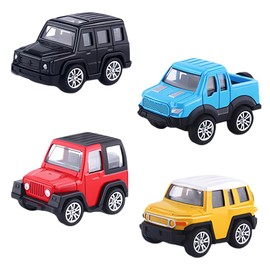YCFAIIKG Set of 4 Mini Pull Back Toy Cars, Mini Pull Back Cars Set, Alloy Toy Car, Small Cars with Retraction, Children's Toy Vehicles for Toddlers, Girls, Boys, Toy Gift