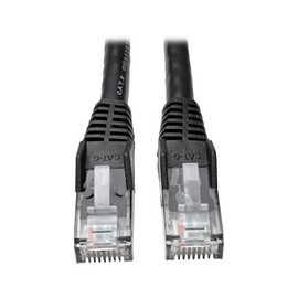 Tripp-Lite Cat6 N201-025-BK - Cable Conexión de Red Ethernet sin Enganches, Negro, 7.62 m/ 25 ft