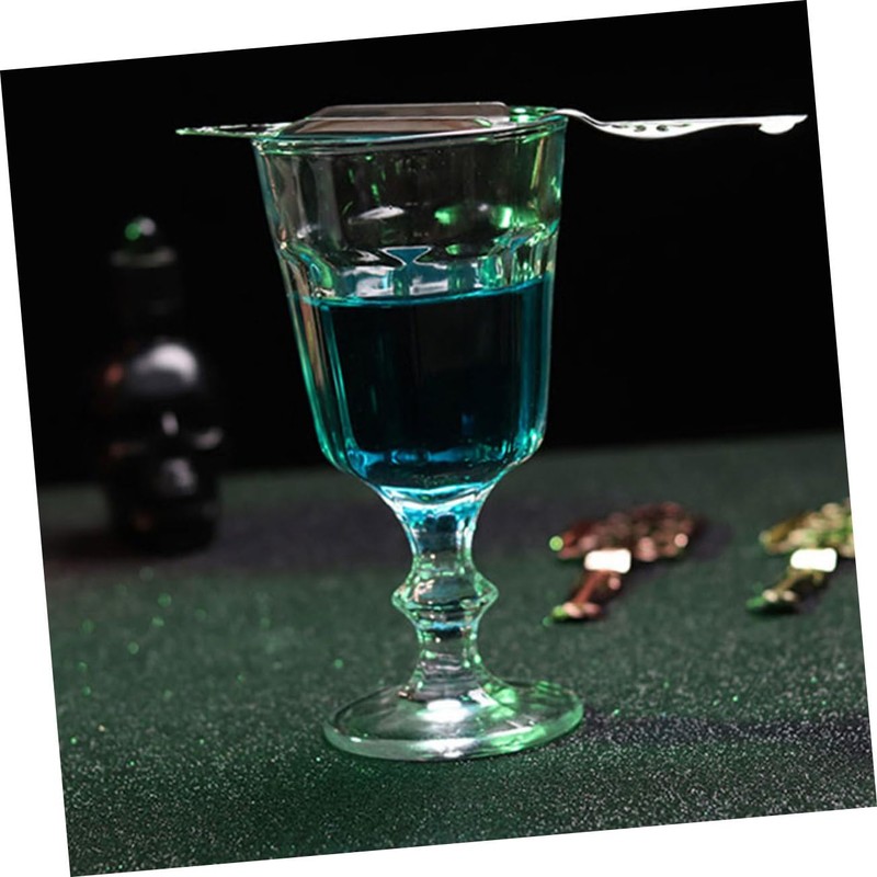 Alipis 2pcs Absinthe Spoon Mesh Strainer Stainless Steel Dripper for