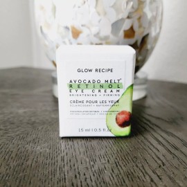 GLOW Recipe Avocado Melt Retinol Eye Sleeping Mask 0.5 fl Oz. Full-Size