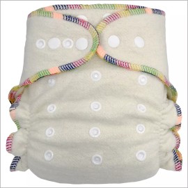 ECOABLE Baby Hemp Night Fitted Cloth Diaper, One Size - Pack of 4