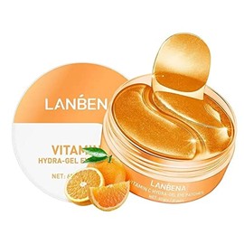 Lanbena 50 Parches para ojos Ácido Hialurónico  Vitamina C parches Antiojeras                                                                         