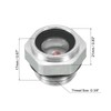 PATIKIL Air Compressor Oil Sight Glass, G 3/8" Male Thread