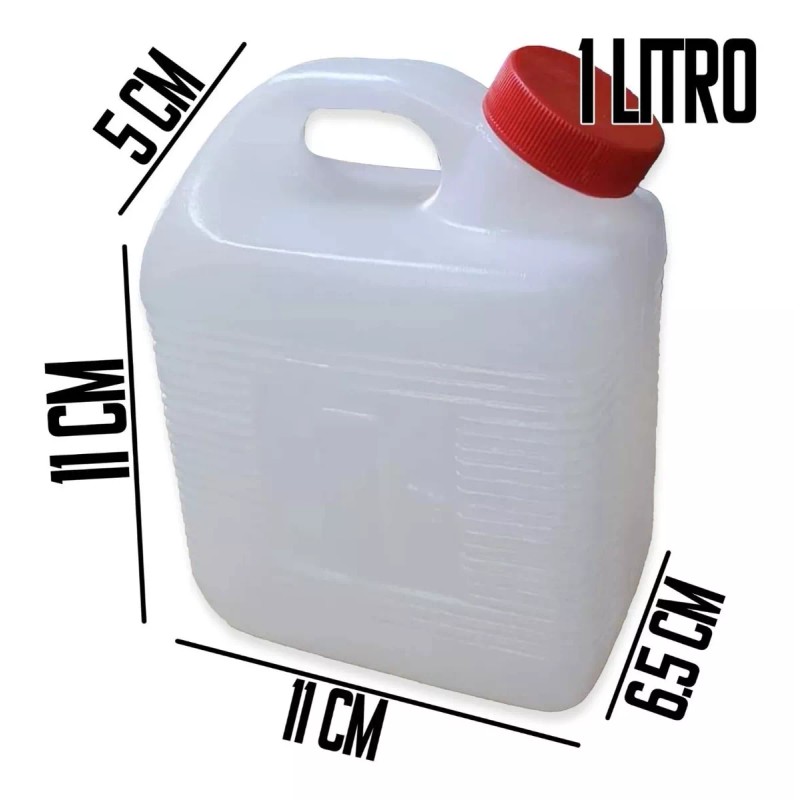 MDJ Garrafas 5 Litro Nuevo Bidón Polietileno 2 Pz