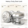 HOSOM Privacy Door Knob with Lock, Interior Door Knobs for
