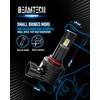 BEAMTECH 9005 Led Bulbs, Fanless in Line HB3 Fog Light