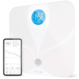 Greater 그레이터 굿즈 WiFi 프리미엄 스마트 스케일 측정 및 추적 체중, 체질량지수, 근육량, 수분량, 골밀도 체지방 [Scale w/ Dark Pink Cover] Greater Goods WiFi Premium Smart Scale for Measuring and Tracking Weight, Body Mass Index, Muscle Mass, Water Content, Bone Density, Body Fat [Scale w/ Dark