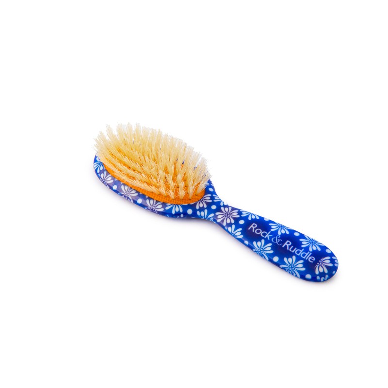 Rock & Ruddle Soft White Natural Boar Bristle Hairbrush for