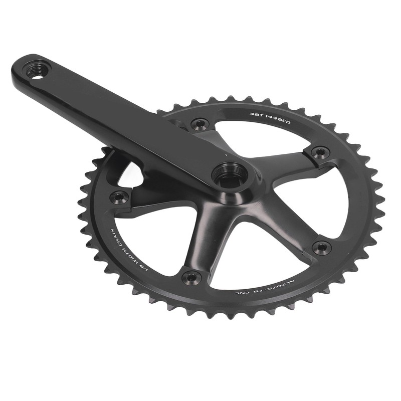 Aluminum Alloy 144 BCD 48T Single Speed Crankset Bike Crank