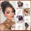 SOFEIYAN Claw Clip Messy Bun Hair Piece Wavy Curly Hair