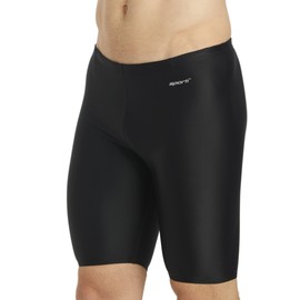 Sporti Solid Compression Jammer Swimsuit - Black - 40