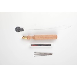 Nurge Premium Quality Punch Needle Kit, 1.2 mm - 1.6 mm - 2.2 mm Metal Tubes and Wooden Handle Punch Needle Kits for Adult Beginner, Embroidery Weaving Tools for Thread