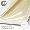 Lined Spiral Journal Notebook for Women & Men, 140 Pages,