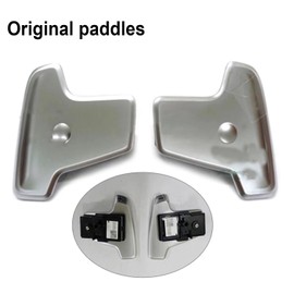 ontto Carbon Fiber Steering Wheel Shift Paddle Extended Fit for Kia Stinger 2018-2020 Interior Accessories,Paddle Shifter Extendtion Trim Cover,Black