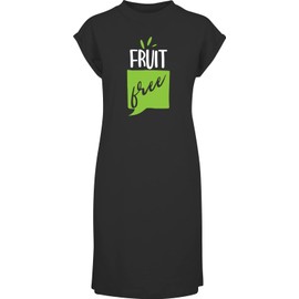 Hippowarehouse Fruit Free t-Shirt Dress Women's Adults Nightie Nightdress Black
