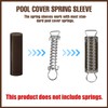 30 Pcs Pool Cover Spring Sleeve, Winter Swimming Pool Safety