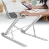Laptop Stand Aluminium Alloy Adjustable Height Nonslip Rubber Pads Foldable