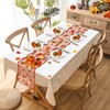 Fall Table Runner Decor with Maple Leaves, 1 Pack Thanksgiving