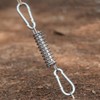 Ubric 4Pcs Stainless Steel Tension Springs Kit Suitable for Camping