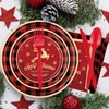 175 Pcs Merry Christmas Party Supplies Set - Serves 25,
