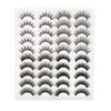 20 Pair Natural Eyelashes Fluffy Cross Fibre 3D False Eyelashes