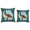 Canadian Goose, Bird Watcher, Birder, Animal Lover Vegan Throw Pillow