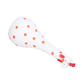 Big Eye Chicken Garden Decoration, Funny Resin Chicken Sculptures, Outdoor Statues, Long Neck, Micro Landscape, Handmade Animal, Patio, Yard, Outdoor, Lawn, Garden Decor, (White)