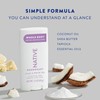 Native Native Whole Body Deodorant Stick Contains Naturally Derived Ingredients,