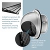 Insvrecho 6-Inch Round Dryer Vent Covers Outdoor, Stainless Steel exhaust