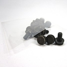 Ajile® - 16 pieces - Protective push-in feet with felt pads for 6 mm diameter insertion hole - 14 mm diameter plastic base - PIF914-FBA