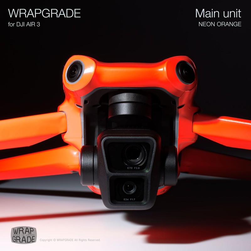 WRAPGRADE Skin Stickers Compatible with DJI Air 3 | Full