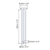 sourcing map Clevis Fork Bolts Single Hole Flat Head Galvanised