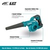 Makita DUB185Z 18V Cordless Leaf Blower and Vacuum Cleaner Body