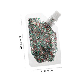 Gatuida Mermaid Festival Glitter Gel Face Body Sparkling Makeup for Gras Hair Face Painting Glitter Lightweight Versatile Shimmering Sequins for Women