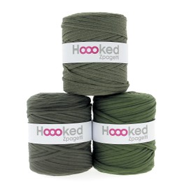 Hoooked Zpagetti Yarn-vineyard Green