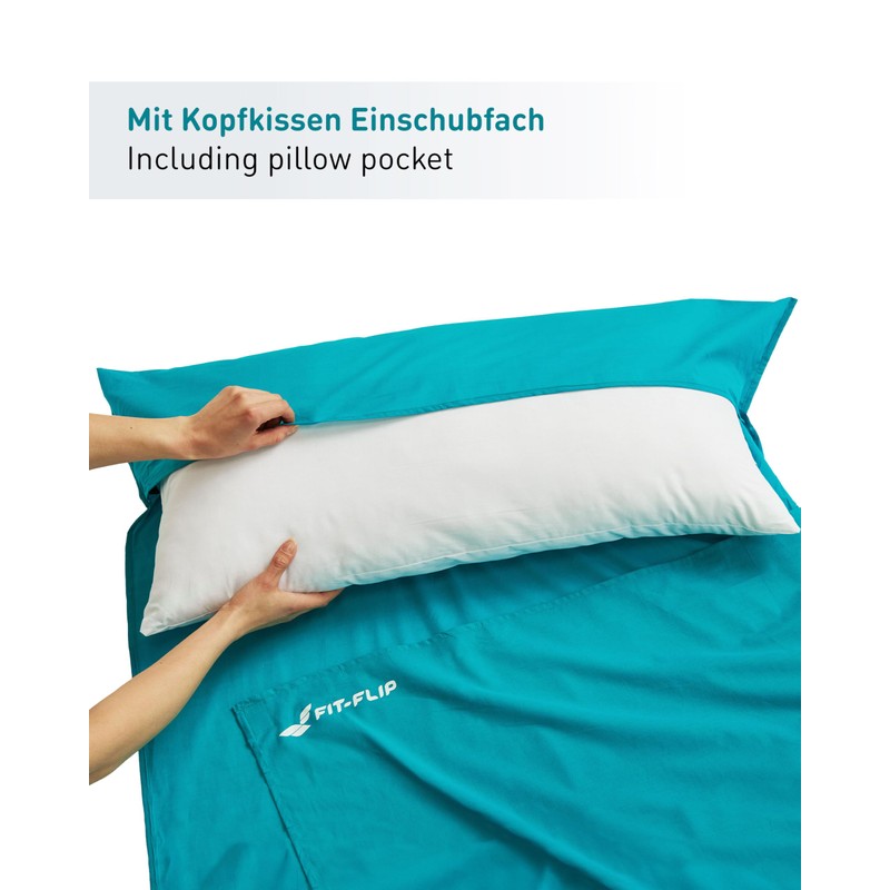 Fit-Flip Cotton Sleeping Bag – Ultralight Sleeping Bag Inner 325