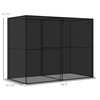 Outsunny 4' x 8' Crop Cage, Plant Protection Tent with