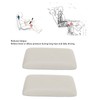 Car Leg Pads Microfiber Pu Leather Soft Automobile Center Console