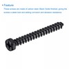 sourcing map Hex Lag Screws 1/4" x 2" Carbon Steel