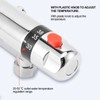 Luqeeg Thermostatic Mixing Valve - DN15, Stainless Steel, Surface Mounted,