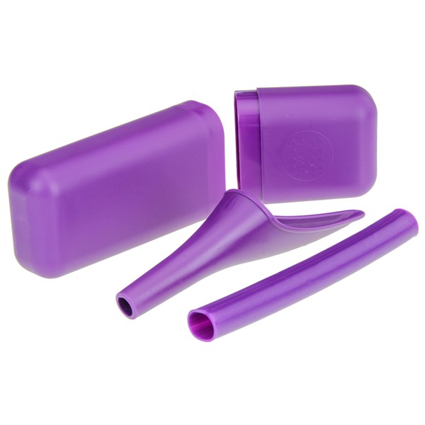 SHEWEE Extreme – The Original Female Urinal – Made in The UK – Reusable & Portable Urination Device. Festival, Camping, Car, Hiking Essentials for Women. Stand to Pee Funnel – Purple