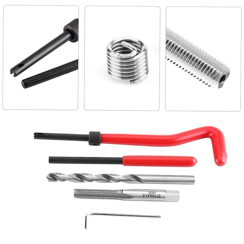30Pcs Metric Thread Repair Insert Kit M5 M6 M8 M10