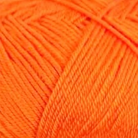 Estako Dream, 100% Microfiber Acrylic Yarn, Soft, Super Fino/Fingering Weight (1) for Crochet and Knitting 3.5 Oz (100g) / 382 Yrds (350m) (72044 - Orange)